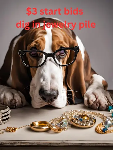 $3 Start Bids Dig In Jewelry Pile