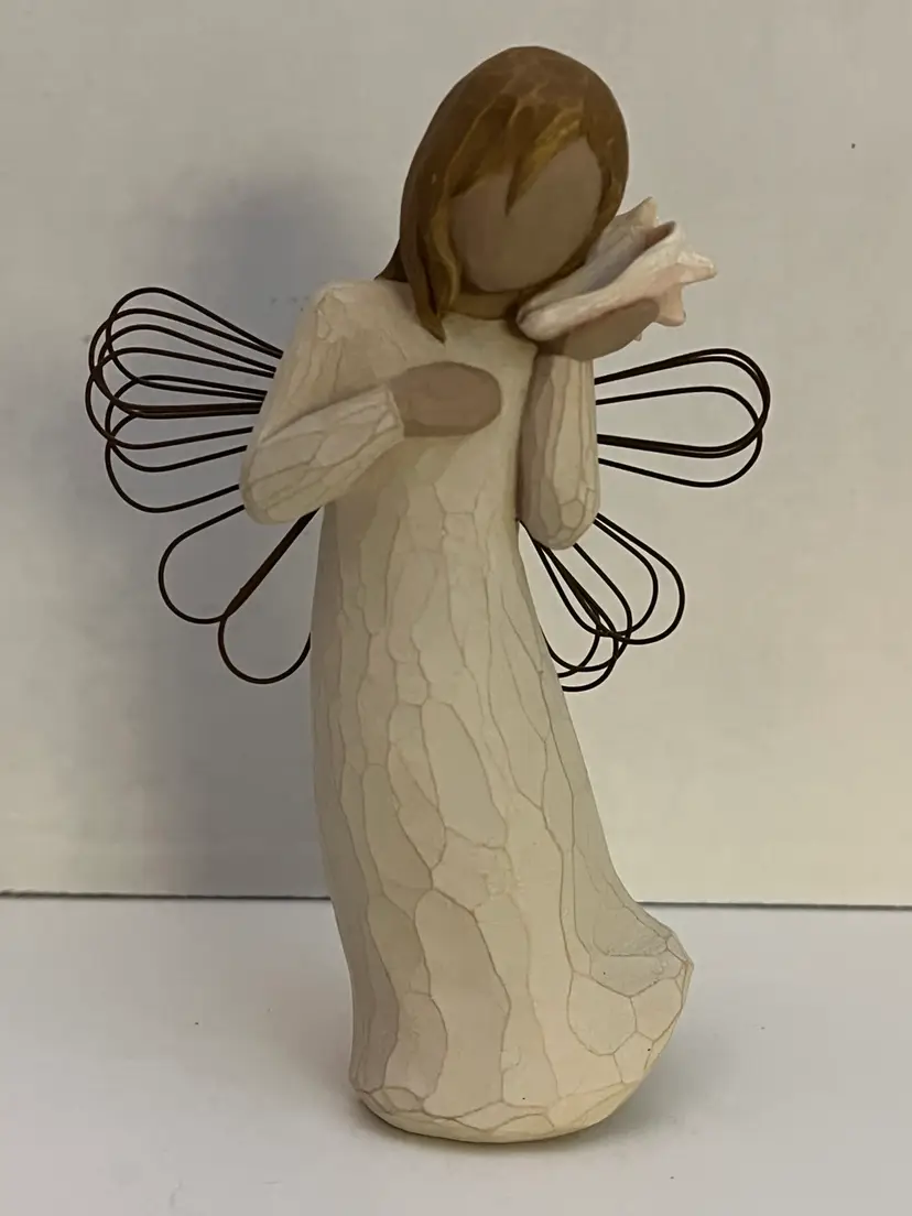 Willow Tree " Thinking Of You " Angel with Conch Shell 2004