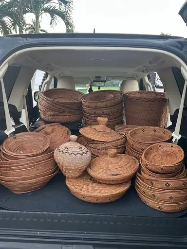 💥POP UP-Indonesian Wicker Baskets 2/$5