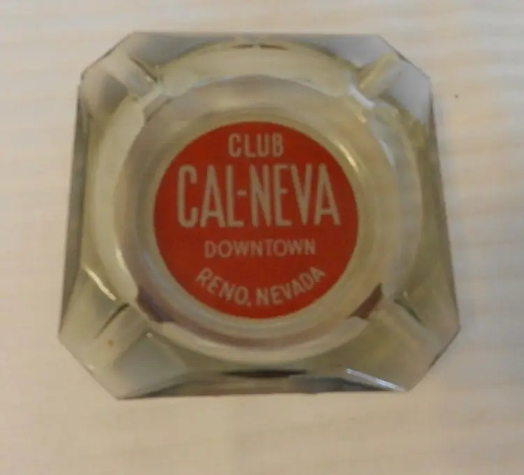 Vintage 1960’s Iconic Cal-Neva Reno Casino Ashtray