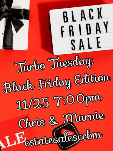 Turbo Tuesday: Black Friday Edition With Chris And Marnie! Barbie’s, LaBubu’s, Hallmark Ornaments, Toys, Lenox, Department 56 Village, New Clothing, Pokemon, Pokeballs, Christmas Decor, And Much Much More!!