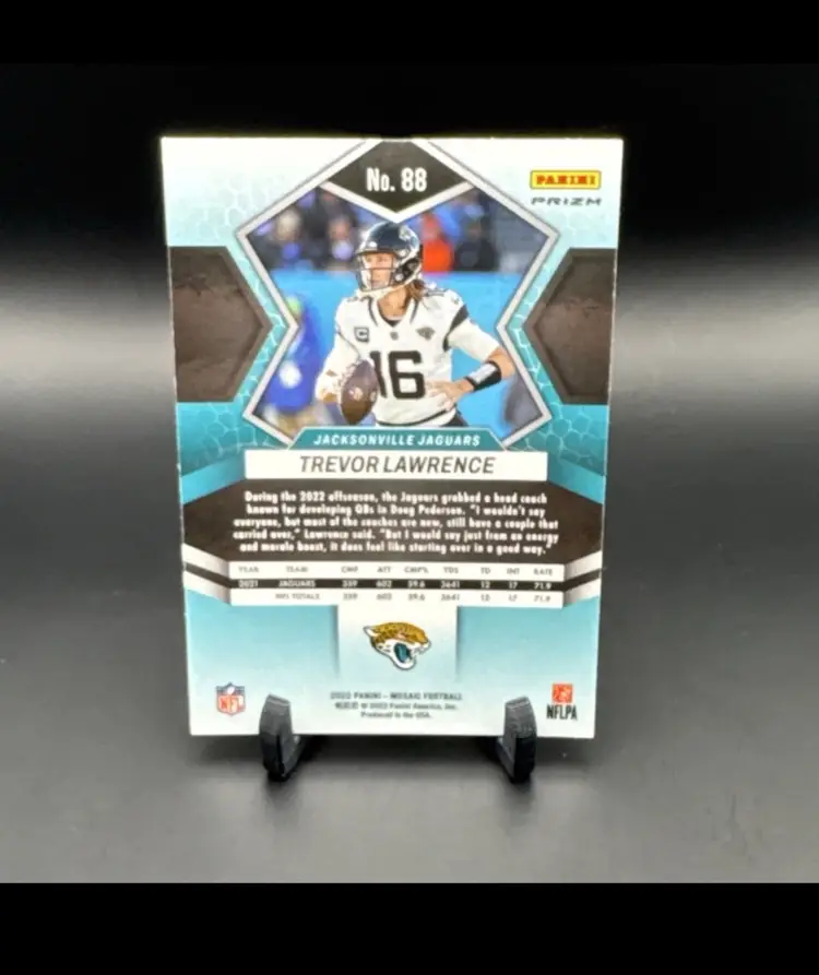 2022 Mosaic Prizm Trevor Lawrence Genesis SSP #88 Jacksonville Jaguars NFL