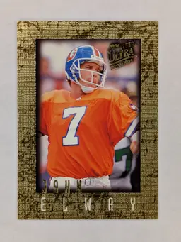 John Elway 1996 Fleer Ultra Sensations GOLD #31 HOF Denver Broncos