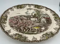 The Friendly Village Johnson Bros Platter