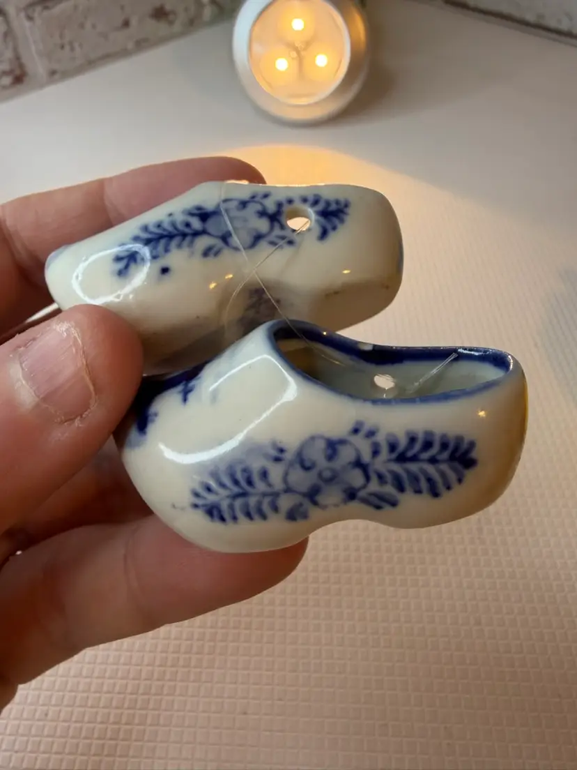 Porcelain Small Mini Shoes