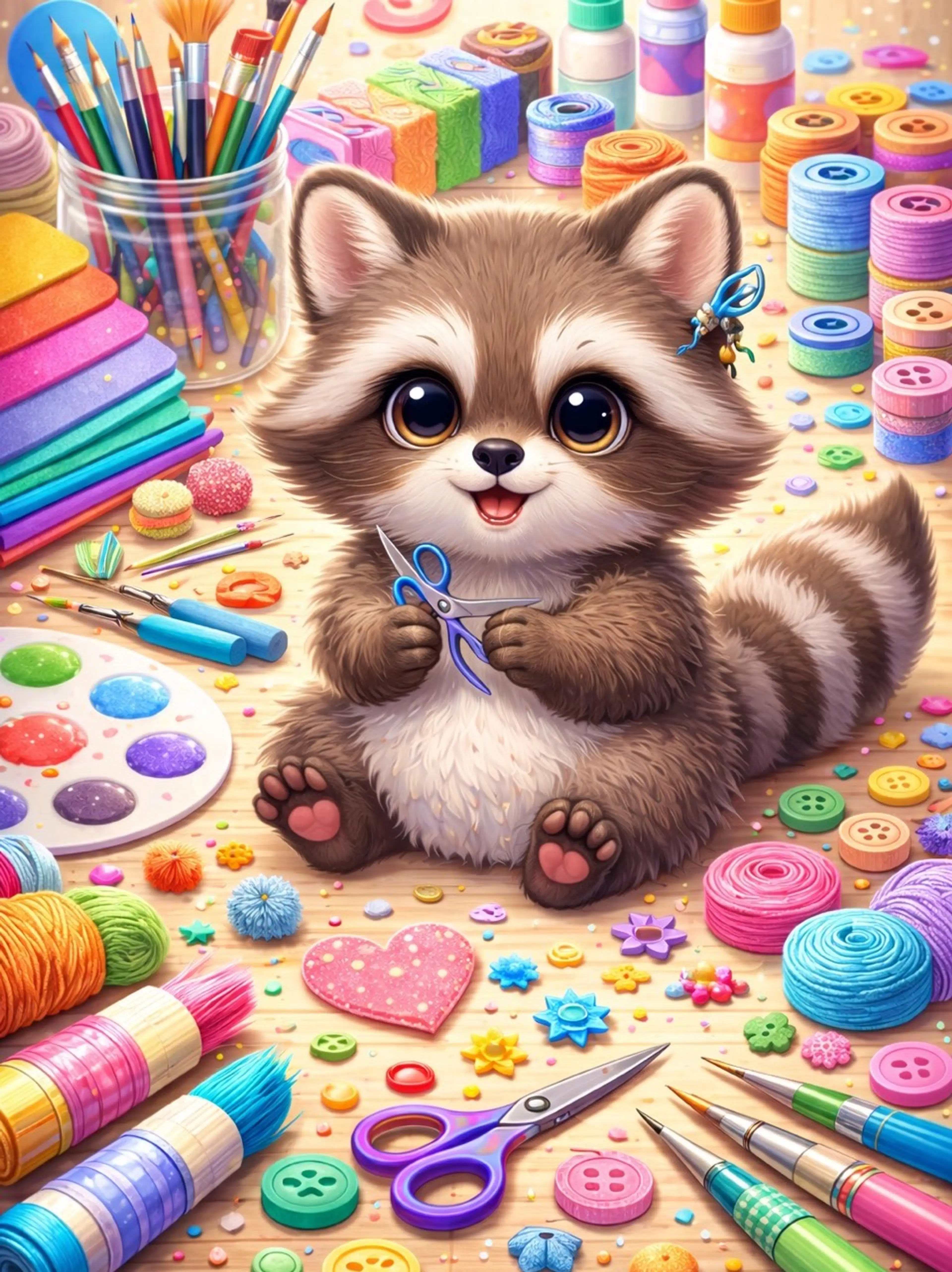 Craft Supplies Clearance! Ribbon, Paper, And So Much More! 