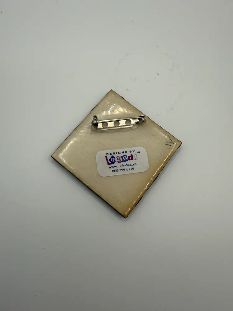 Designs by Lucinda Helping Hands Pin Brooch Rare Vintage