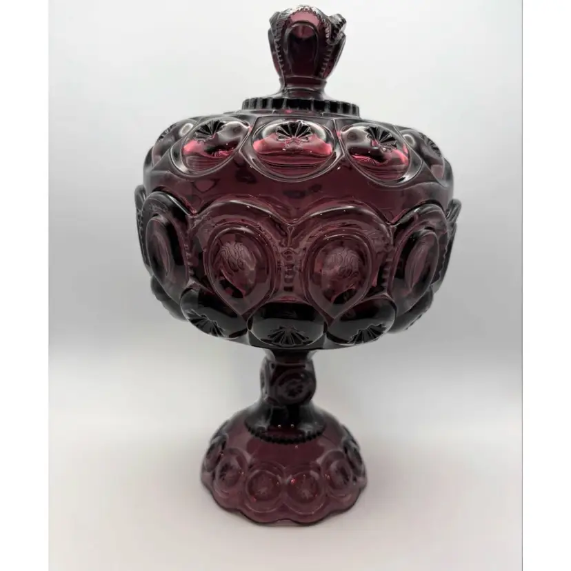 Purple 10” Moon And Stars Candy Dish