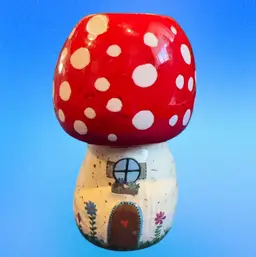 Cutest Little Ceramic Mushroom Bud Vase