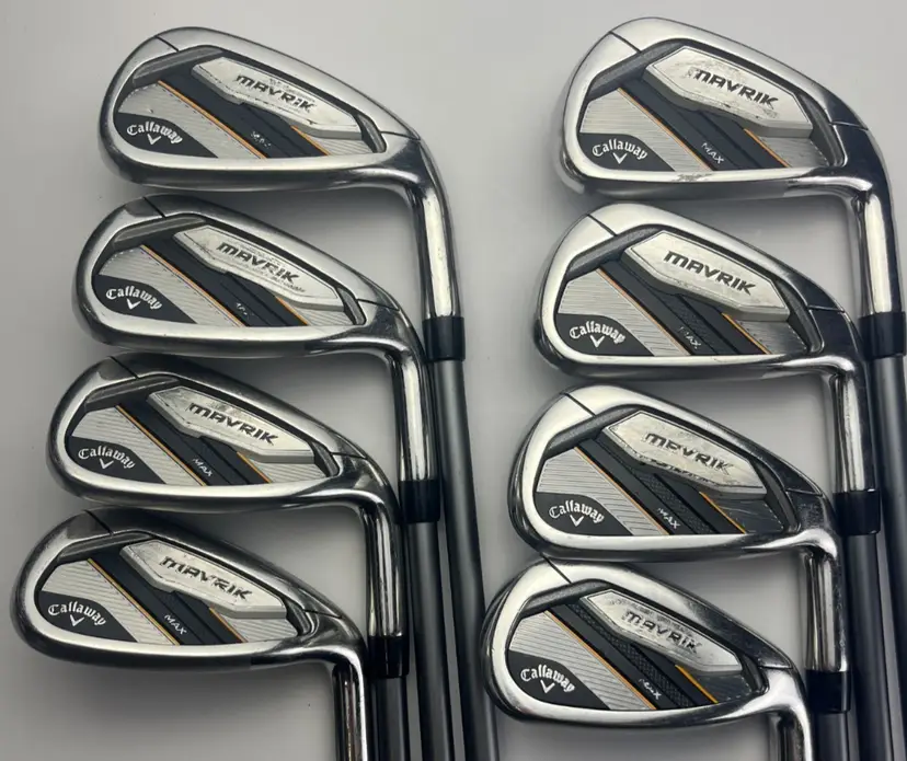 Callaway Mavrik Max Irons 5-PW, AW, SW - Catalyst 65 5.5 Regular - Very Good