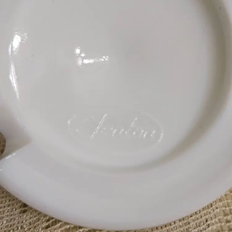 Fenton Hobnail Footed Covered Sugar Jam Condiment Jar w/ Glass Spoon