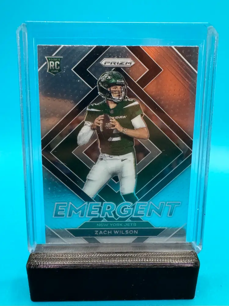 Zach Wilson Prizm Emergent RC New York Jets