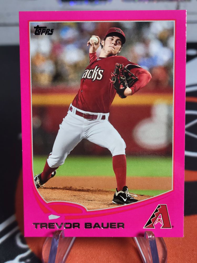 Trevor Bauer 2013 Topps Baseball Mini #61 Arizona Diamondbacks Pink 12/25