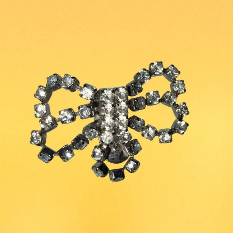 S.G. Dor Pat Pend Rhinestone Clip