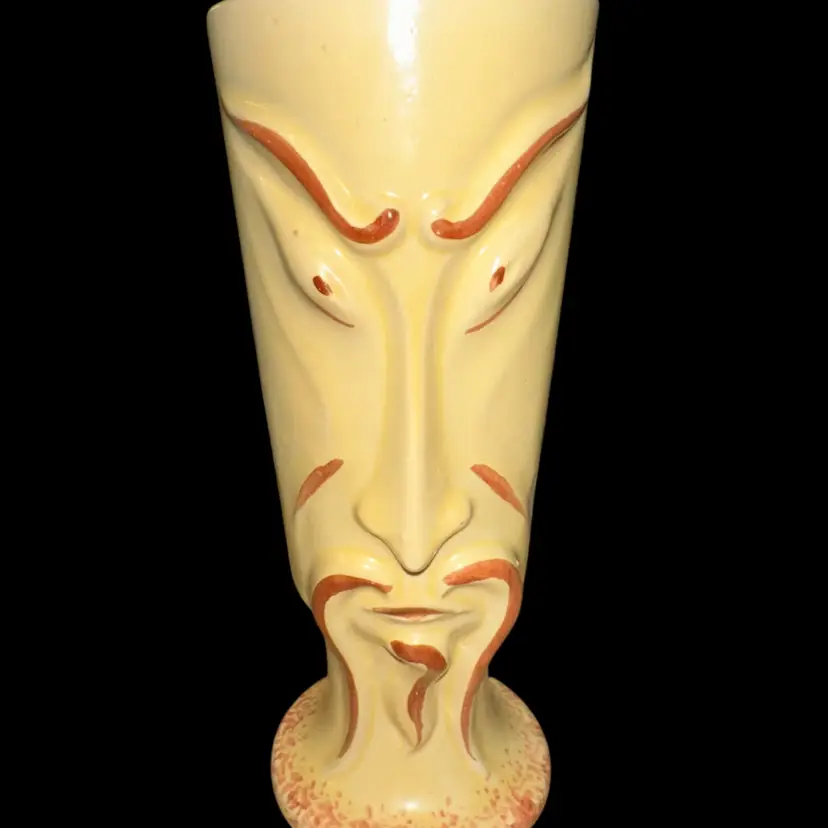 Vintage Fu Manchu Tiki Mug Vase Otagiri Mercantile Company OMC