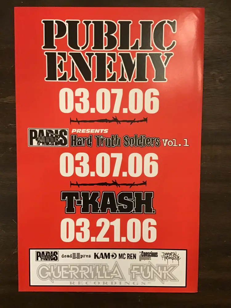 Public Enemy Rebirth Of A Nation album 11x17 promo poster 8 count lot 2006