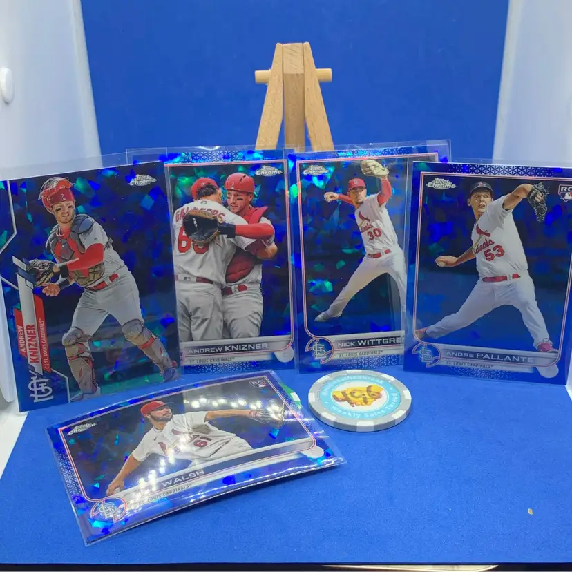 St Louis Cardinals Sapphire 5 Card Lot