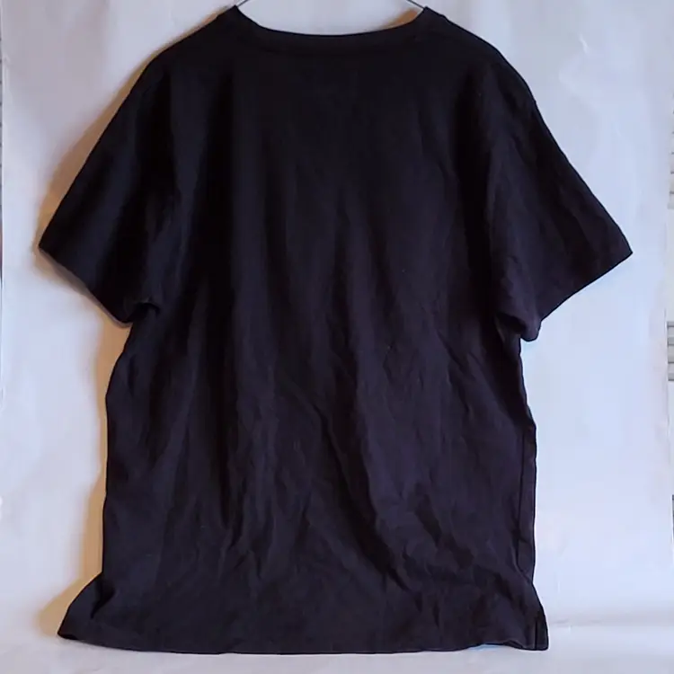 FWRD Denim T-Shirt with DRIP Embroidered Black Large Mens 100% Cotton #0100543