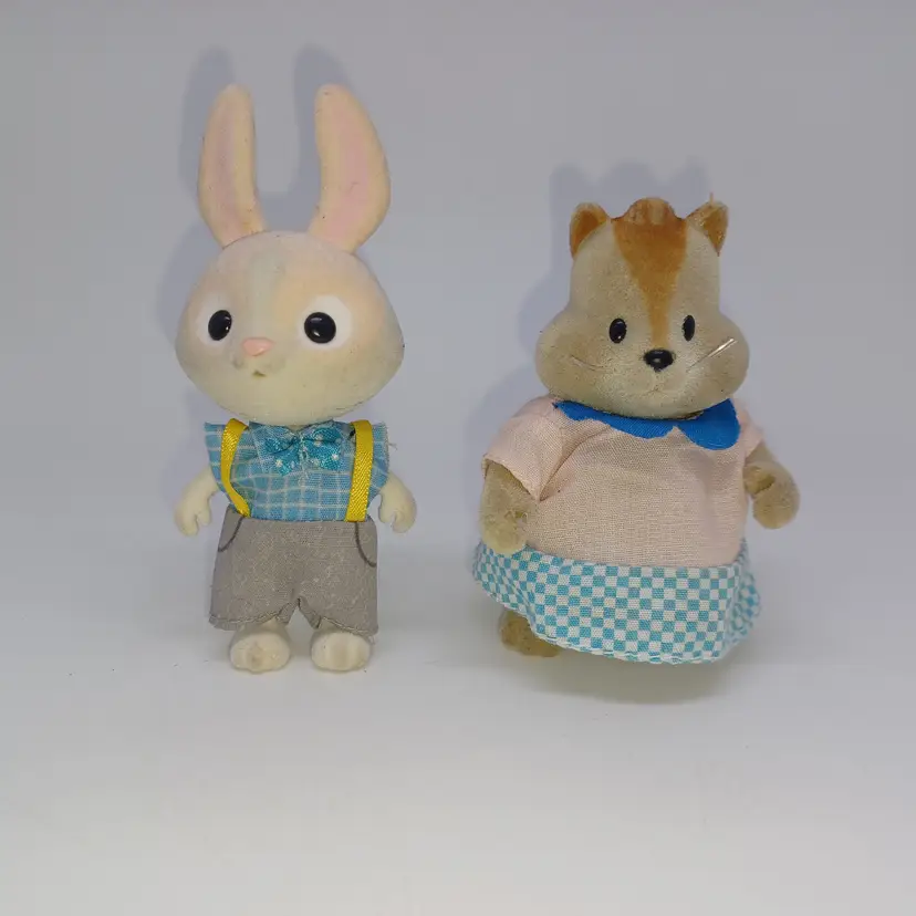 2 Vintage Calico Critter Honey Bee Acres McScampers Li'l Woodzeez Scamperscoots