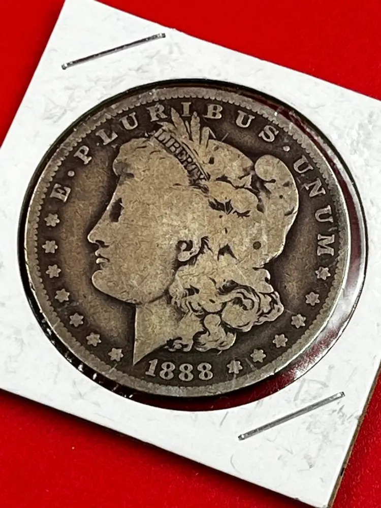 1888-O Silver Morgan Dollar Average Circulated