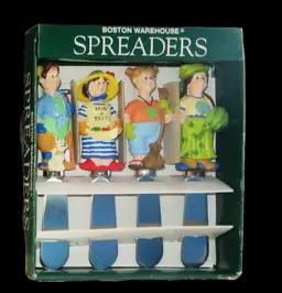 Boston Warehouse Vntage 1999 Spreades Servware NOS