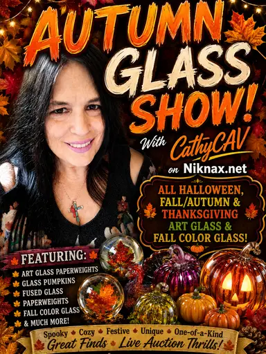🍂🎃AUTUMN GLASS SHOW! Paperweights, Decor, More! 🎃🍂