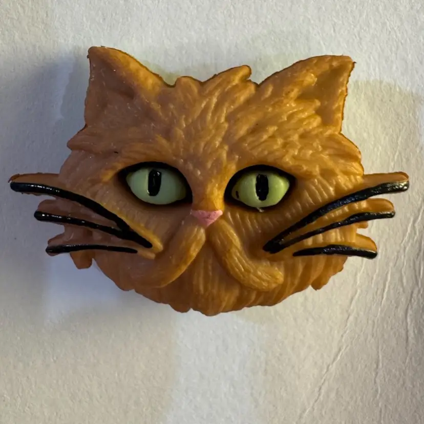 Handmade Brown Cat Pin