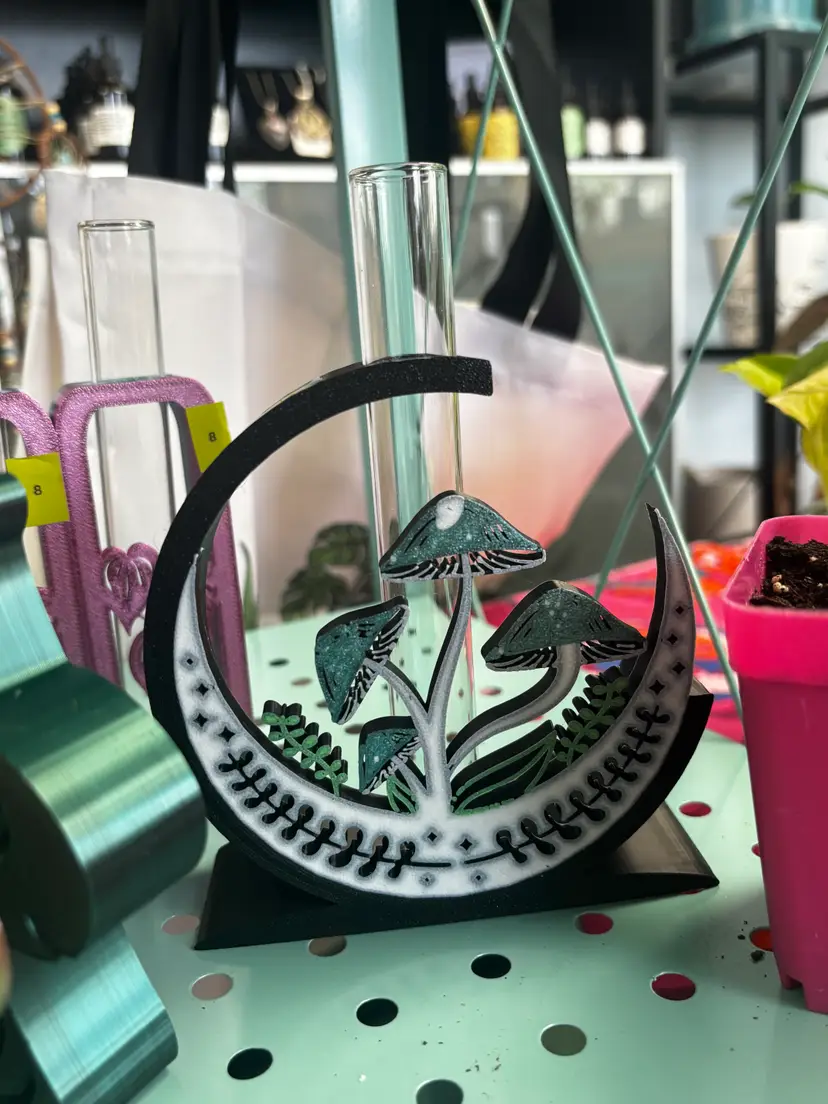 Moon and Blue Mushroom Propagation Station