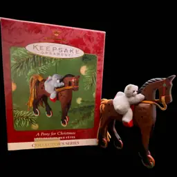 Hallmark Keepsake A Pony for Christmas Ornament – Series Collectible 2001