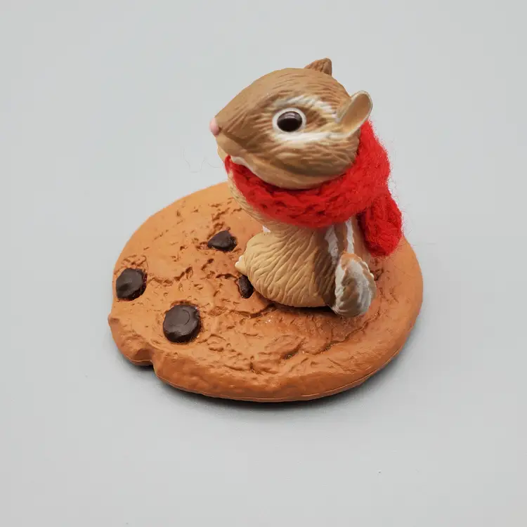 Hallmark Chipmunk on Chocolate Chip Figure 1987