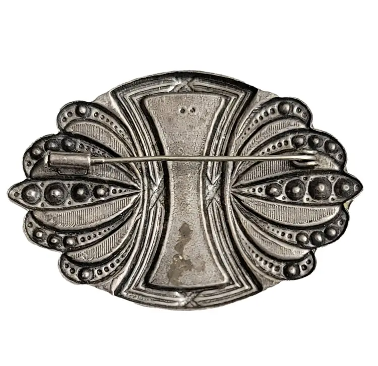 Catherine Popesco Bex Style Art Deco Yellow Enamel Clear Rhinestone Brooch