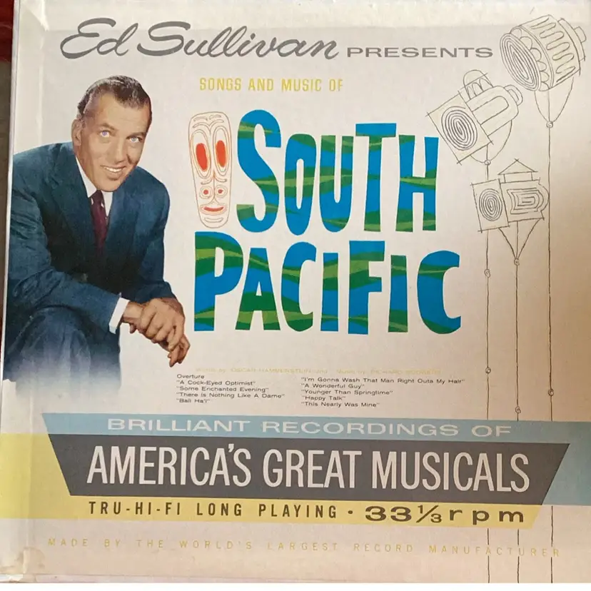 Vintage Vinyl - Ed Sullivan Presents Songs Of The South Pacific