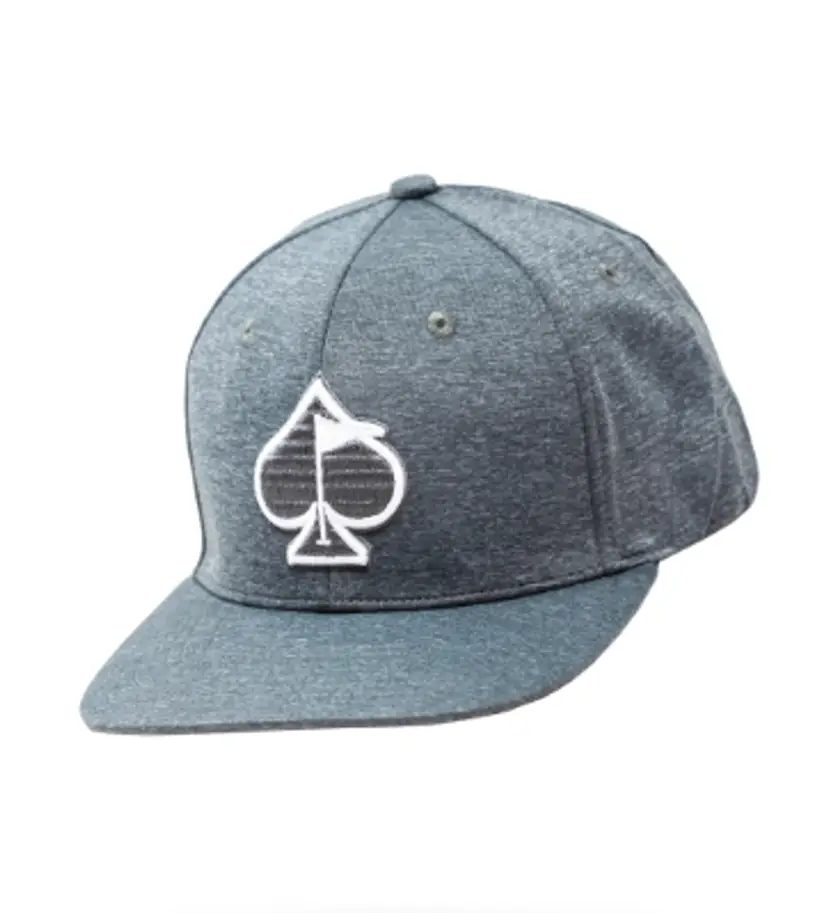 Pins and Aces PERFORMANCE SPADE HAT - ASH