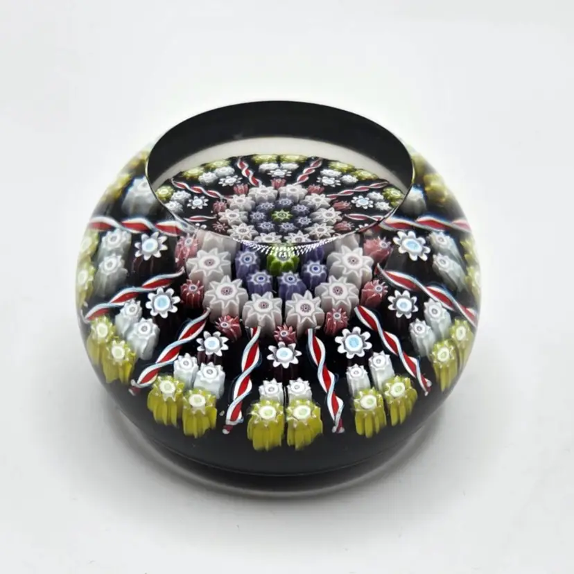 Vintage Perthshire PP1 Art Glass Millefiori Paperweight