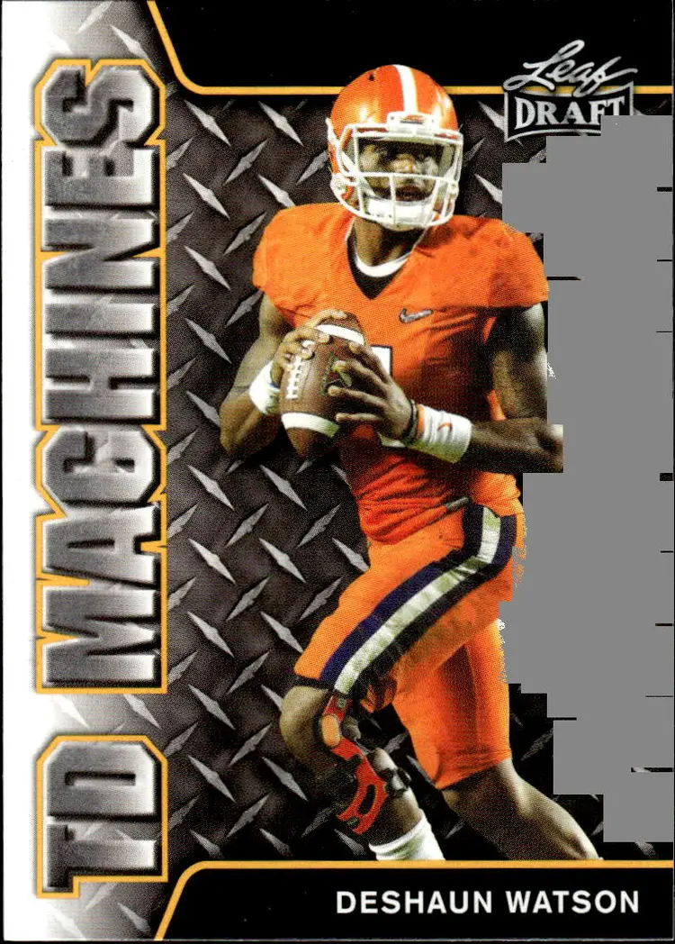 2017 Leaf Draft #TD-07 Deshaun Watson TD Machines Gold