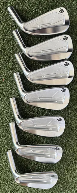 7 New Level 702+ Iron Heads Only,  5-Pw + 702 Pw bent for use as gap wedge