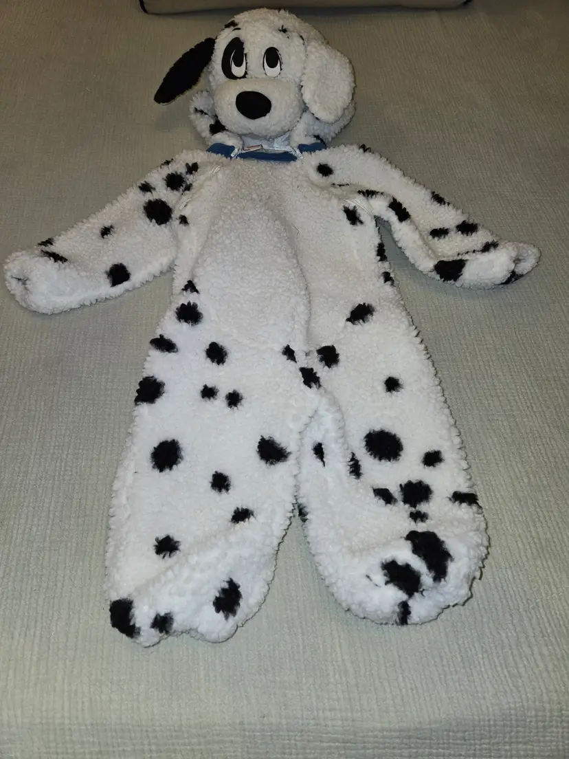 Disney Store 101 Dalmatians Plush Baby Costume - 18 Months Dalmatian Onesie