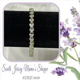 Heart Rhinestone Bracelet