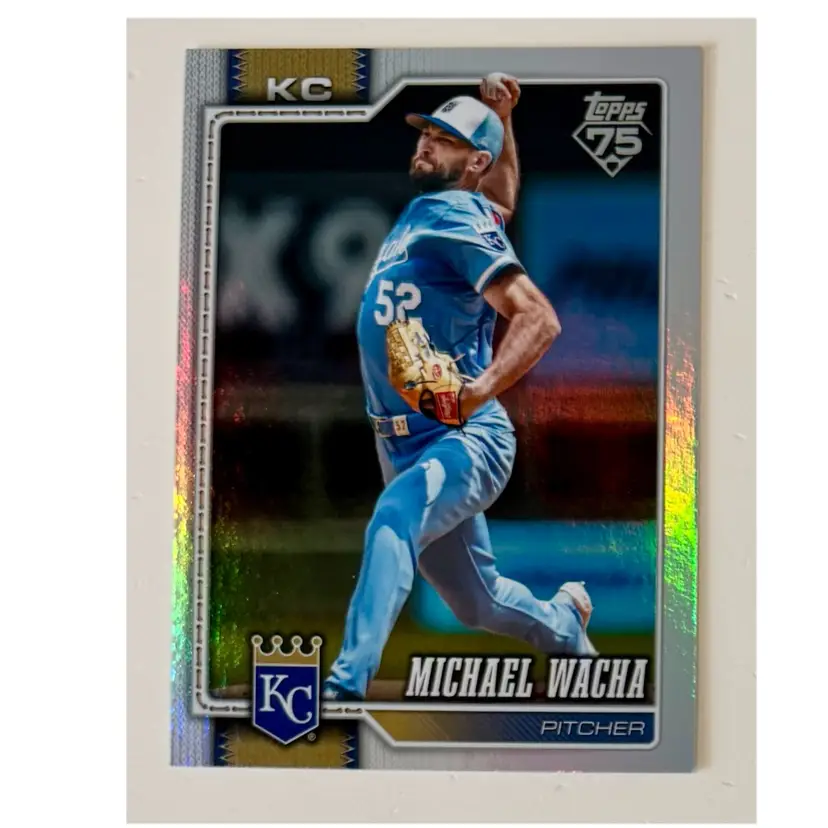 Michael Wacha Rainbow Foil Kansas City Royals
