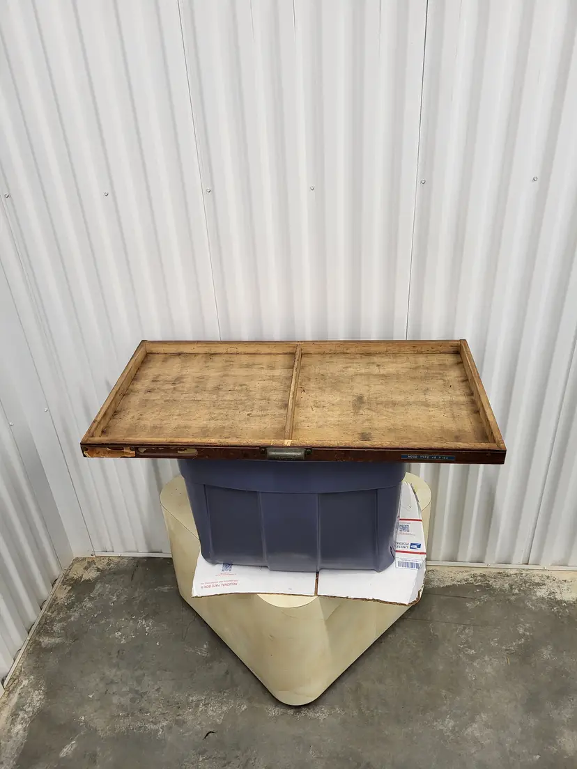 Hamilton Oak Wood Printers Drawer Letterpress Type Set Case Shadow Box