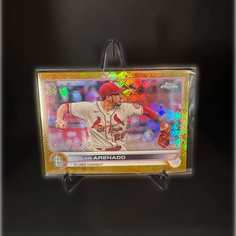 2022 Topps Logofractor Nolan Arenado Gold /50 St. Louis Cardinals