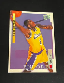 Kobe Bryant 1996-97 Fleer Ultra #266 Rookie Encore RC Los Angeles Lakers