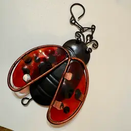 Ladybug 🐞 Suncatcher Metal And Acrylic 4”