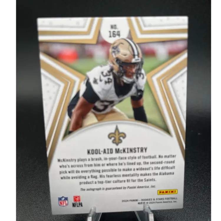 Kool-aid McKinstry Auto #/349 2024 Rookies And Stars New Orleans Saints