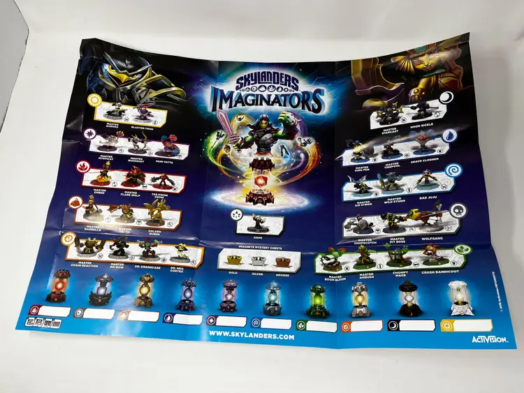 Skylanders Imaginators Starter Pack Good Nintendo Wii U 2016 No Box Complete