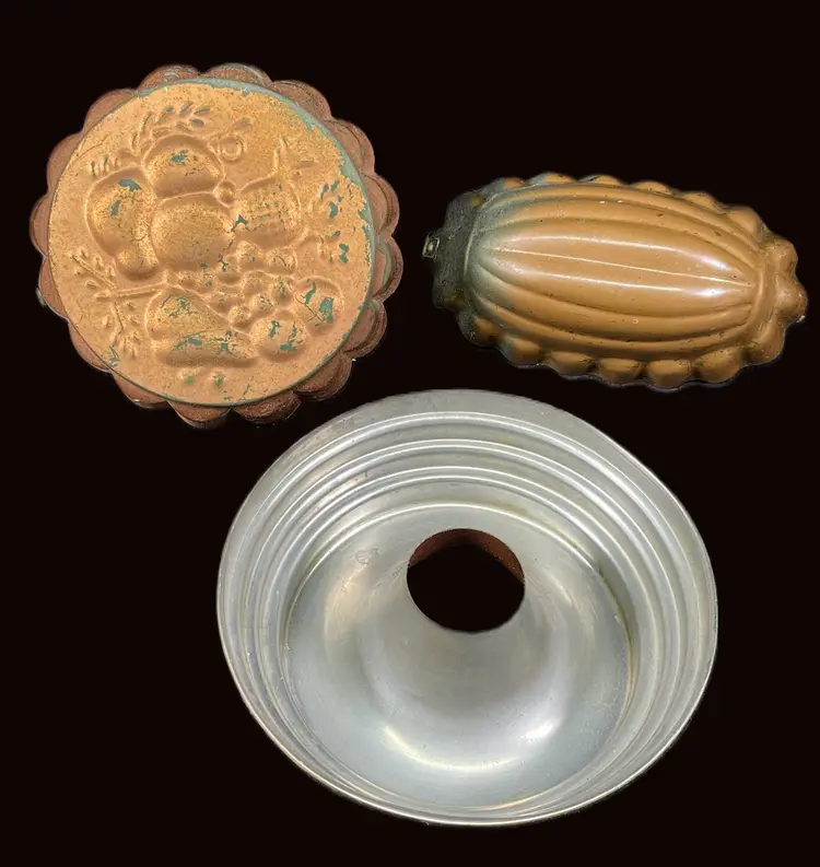 Vintage Copper Molds-Dae Woo Korea, Italy & Sweden