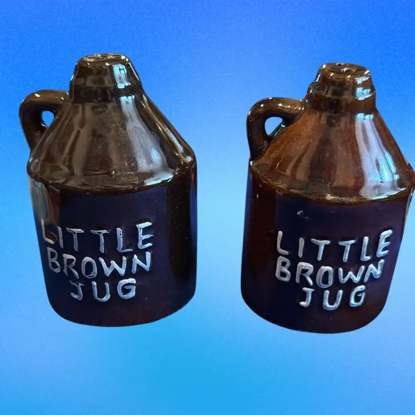 Little Brown Jug Pottery Salt & Pepper Shakers