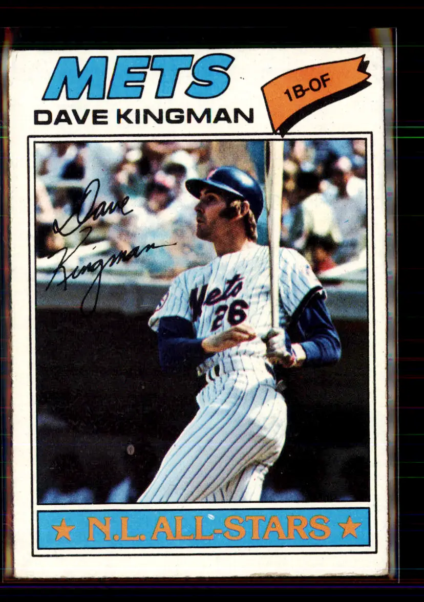 Dave Kingman 1977 Topps #500 - (144) - New York Mets