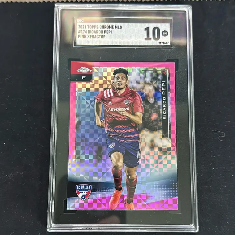 2021 Topps Chrome MLS Pink Xfractor Ricardo Pepi #174