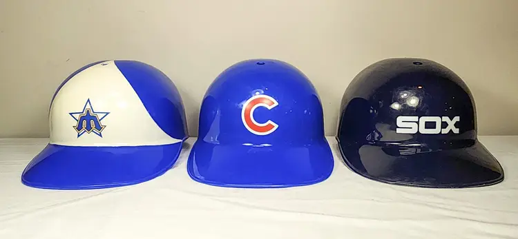 Laich Full Size MLB Souvenir Batting Helmets - Milwaukee Brewers, Chicago Cubs, Chicago White Sox